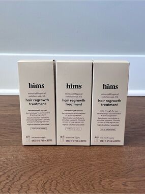 hims Minoxidil Topical Solution 5% Hair Regrowth Treatment 3 Pack EXP Sep 27 NEW